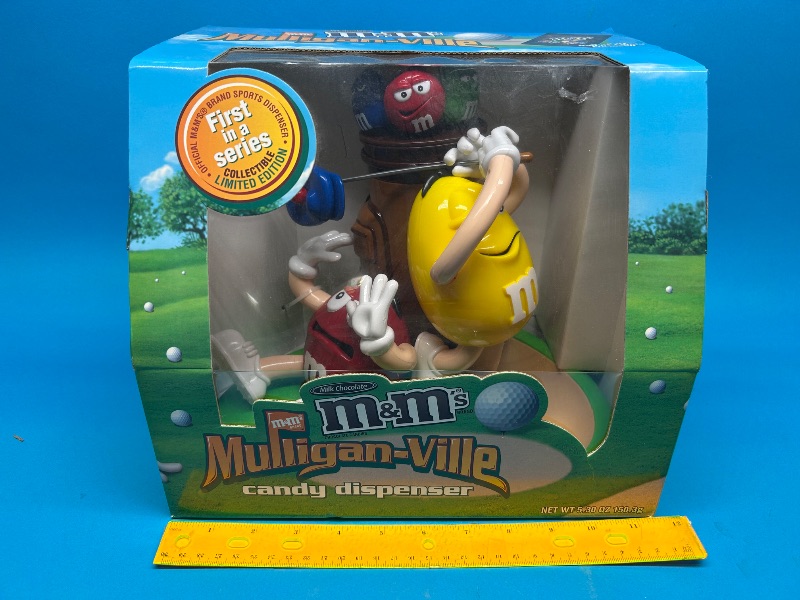 Photo 1 of 699716…vintage M&Ms golf Mulligan-ville candy dispenser 