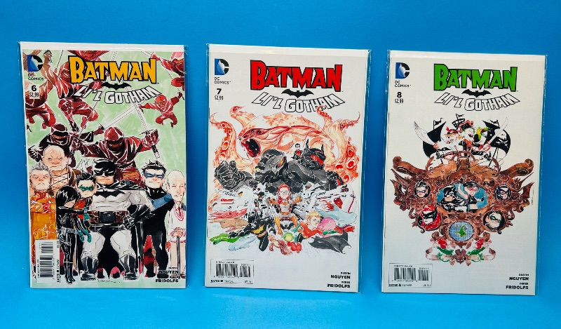 Photo 1 of 699727… 3 Batman comics in plastic sleeves #6,7,8