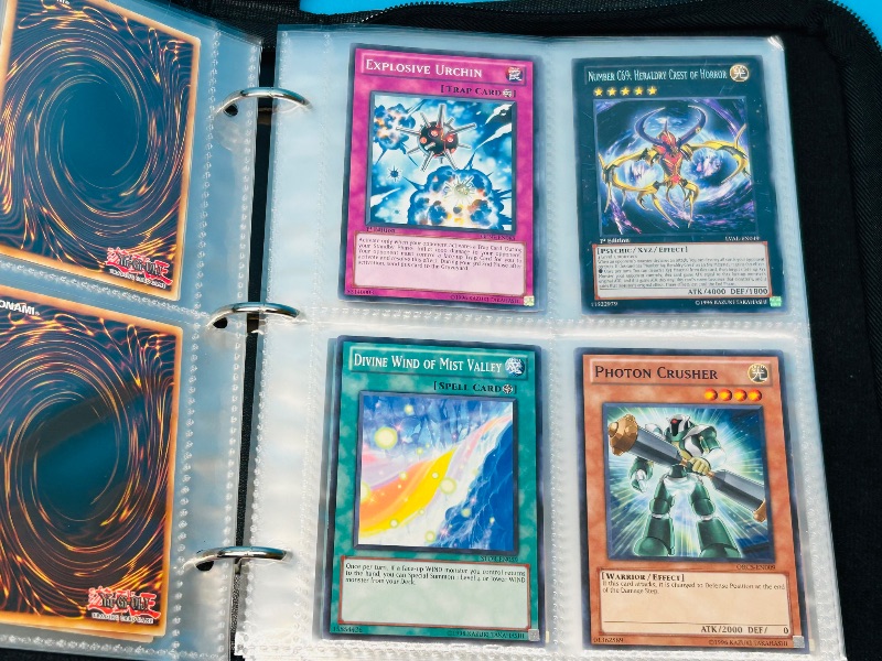 Photo 20 of 699739…final sale no returns/refunds -108 mixed Yu-Gi-Oh! Cards in binder