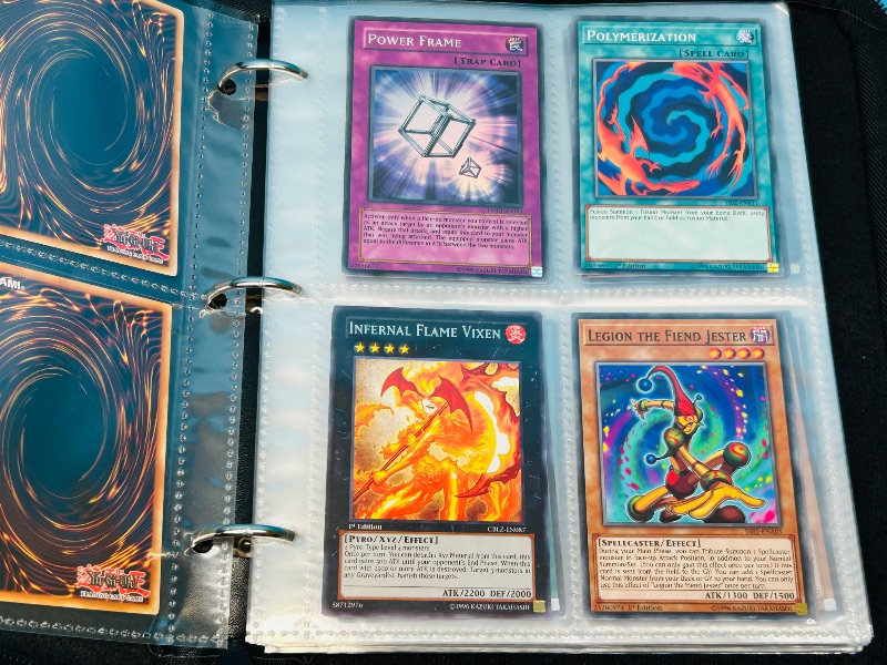 Photo 1 of 699739…final sale no returns/refunds -108 mixed Yu-Gi-Oh! Cards in binder