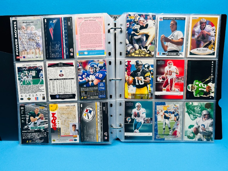 Photo 6 of 699773…final sale no returns/refunds -171 mixed quarterback football cards in binder