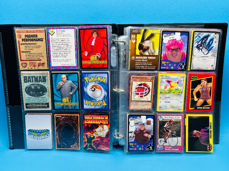 Photo 14 of 699774…final sale no returns/refunds-162 mixed character and game cards in binder 