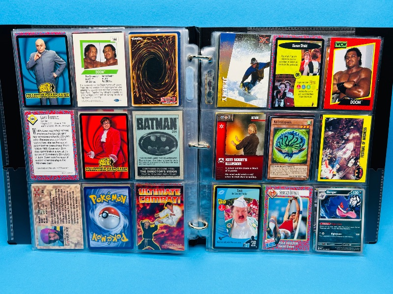 Photo 9 of 699774…final sale no returns/refunds-162 mixed character and game cards in binder 