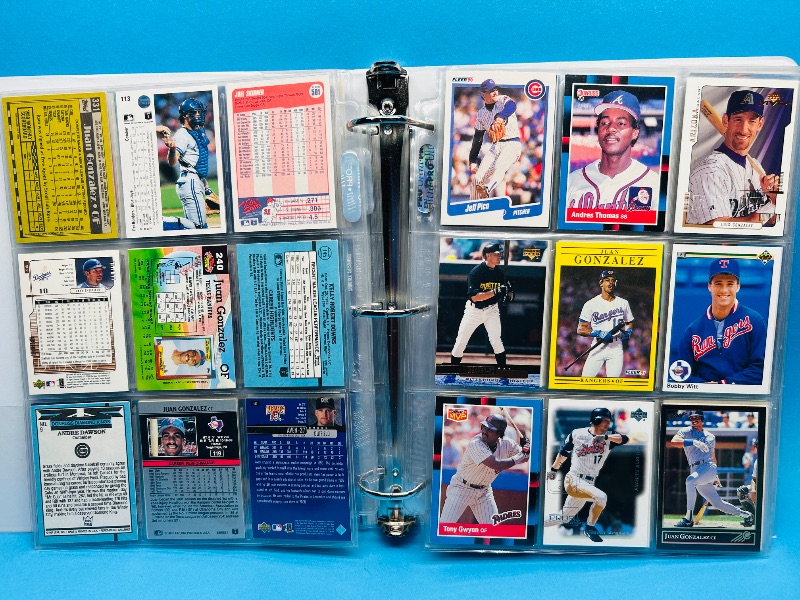 Photo 18 of 699775…final sale no returns/refunds-198 mixed baseball cards in binder 