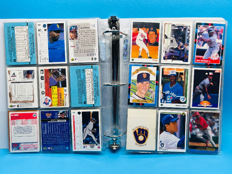 Photo 1 of 699775…final sale no returns/refunds-198 mixed baseball cards in binder 