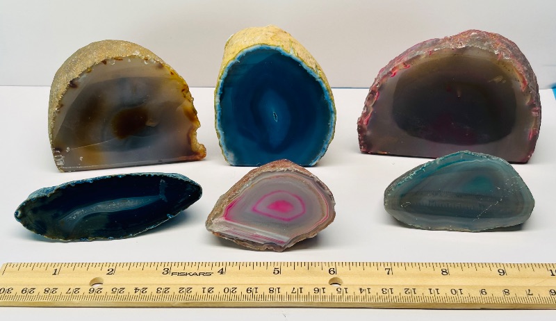 Photo 1 of 699784…6 agate base rocks