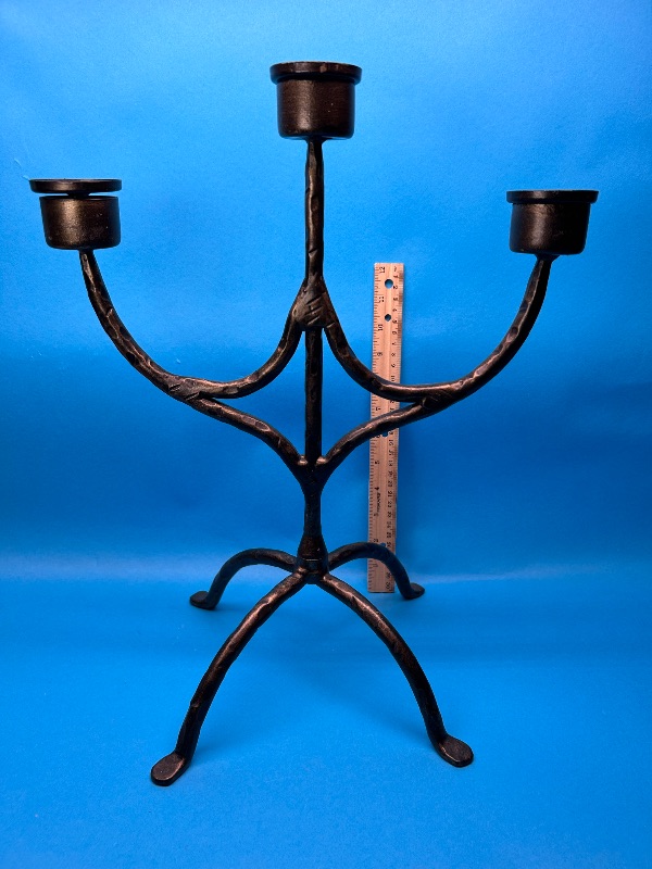 Photo 3 of 699801…17” metal candle stand 