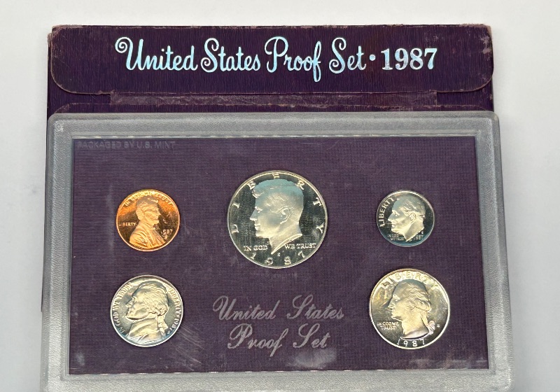 Photo 1 of 699826…1987 uncirculated US proof set