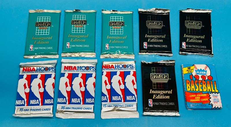 Photo 1 of 699849…final sale no returns/refunds- 10 sealed sports card packs