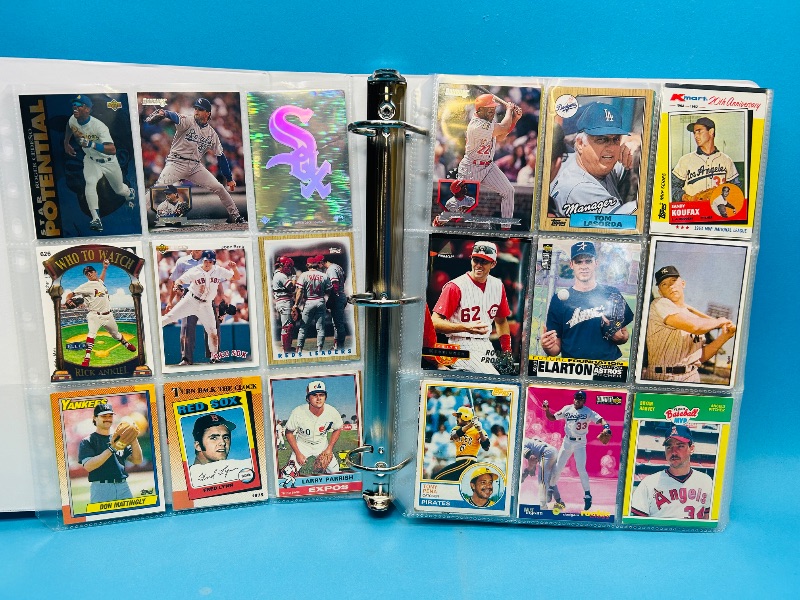Photo 1 of 699880…final sale no returns/refunds-360 mixed baseball cards in binder