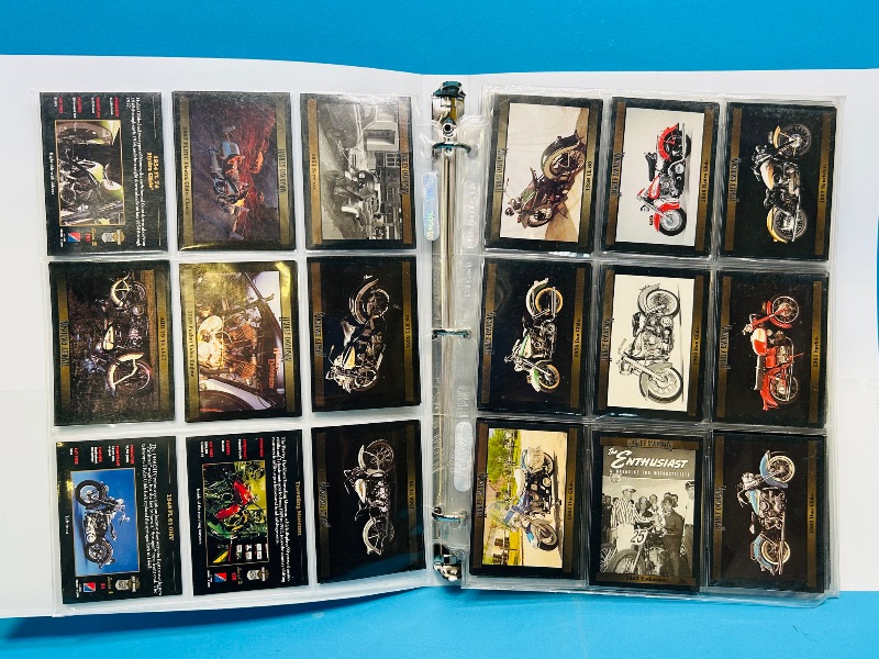 Photo 1 of 699885… final sale no returns/refunds-160 mixed Harley Davidson cards in binder 