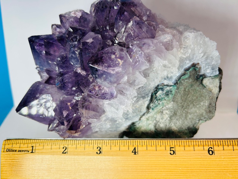 Photo 1 of 699889…7”  amethyst crystal rock on stand 