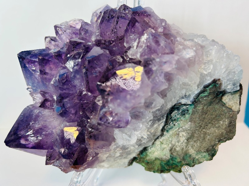 Photo 1 of 699889…7”  amethyst crystal rock on stand 