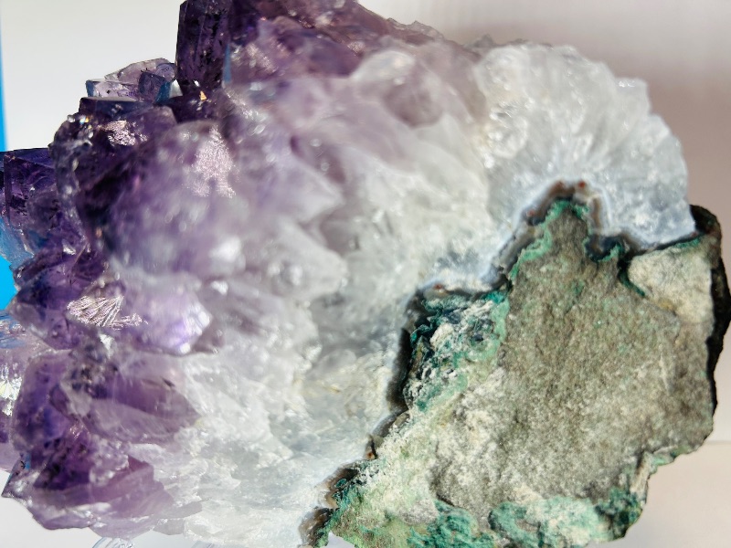 Photo 1 of 699889…7”  amethyst crystal rock on stand 