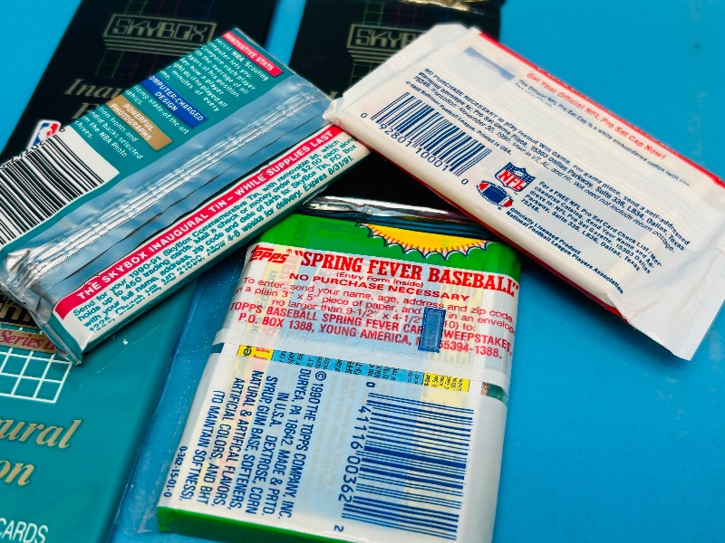 Photo 1 of 699908… final sale no returns/refunds-8 sealed sports card packs