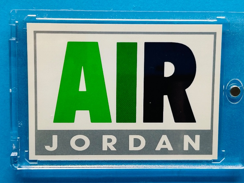 Photo 1 of 699917…Michael Jordan Air Knows II card  in hard plastic case