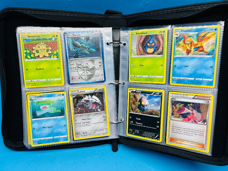 Photo 1 of 699930…final sale no returns/refunds-160 mixed Pokemon cards in binder 