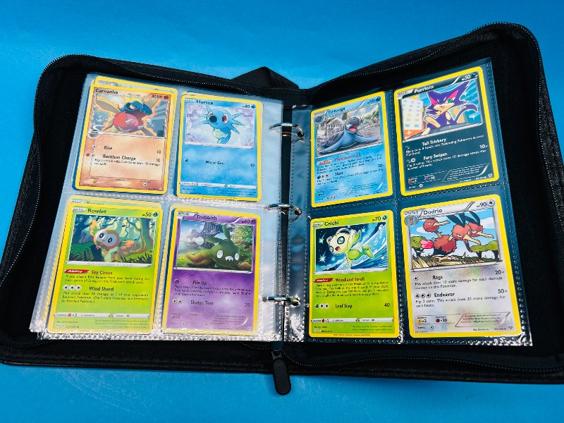 Photo 1 of 699930…final sale no returns/refunds-160 mixed Pokemon cards in binder 