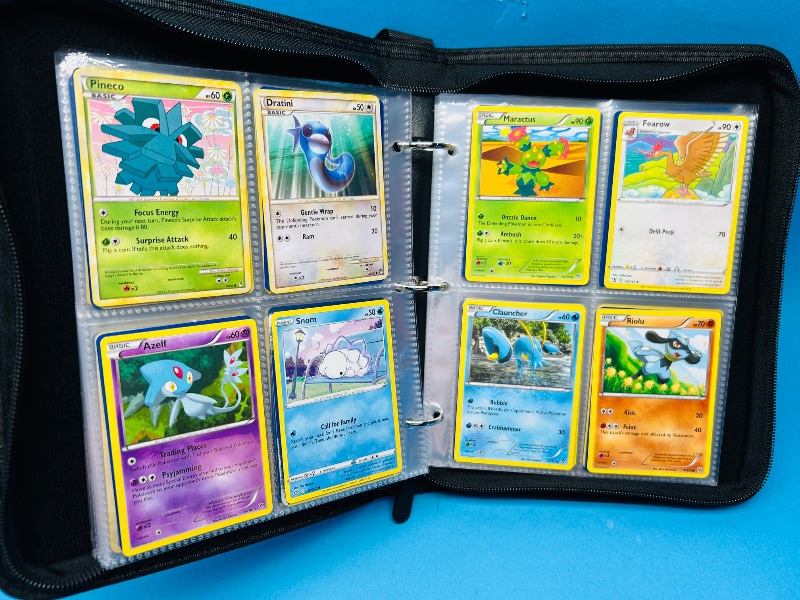 Photo 1 of 699930…final sale no returns/refunds-160 mixed Pokemon cards in binder 