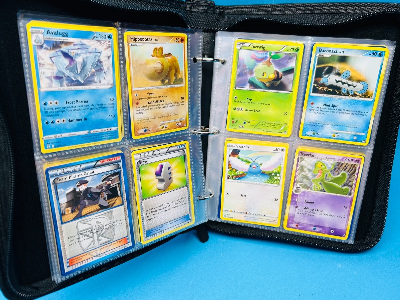 Photo 1 of 699930…final sale no returns/refunds-160 mixed Pokemon cards in binder 