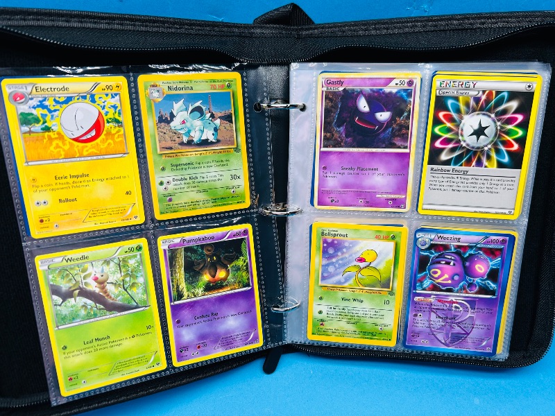 Photo 1 of 699930…final sale no returns/refunds-160 mixed Pokemon cards in binder 