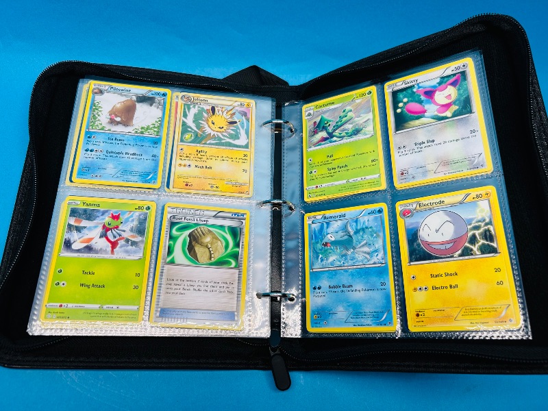 Photo 1 of 699930…final sale no returns/refunds-160 mixed Pokemon cards in binder 