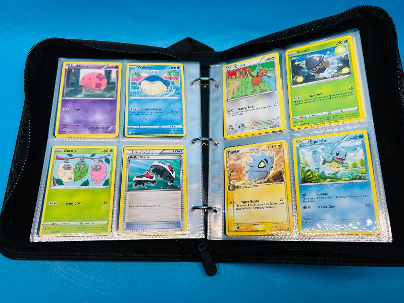 Photo 1 of 699930…final sale no returns/refunds-160 mixed Pokemon cards in binder 