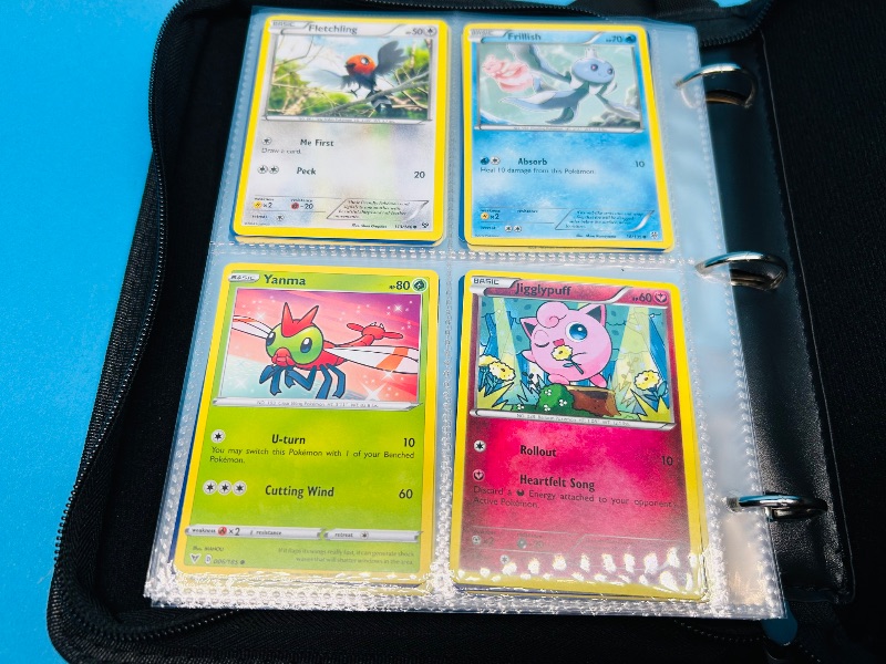 Photo 1 of 699930…final sale no returns/refunds-160 mixed Pokemon cards in binder 