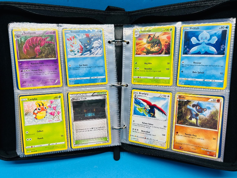 Photo 1 of 699930…final sale no returns/refunds-160 mixed Pokemon cards in binder 