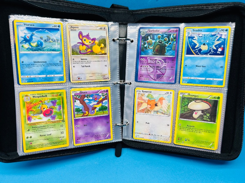 Photo 1 of 699930…final sale no returns/refunds-160 mixed Pokemon cards in binder 