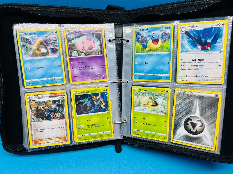 Photo 1 of 699930…final sale no returns/refunds-160 mixed Pokemon cards in binder 