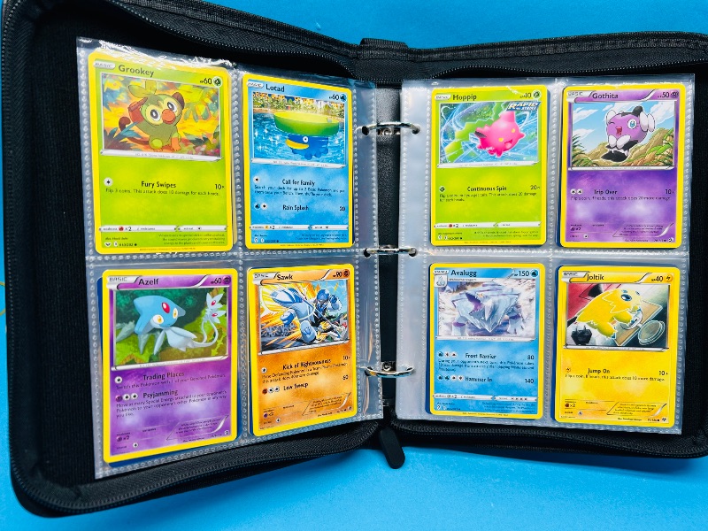Photo 1 of 699931… final sale no returns/refunds-168 mixed Pokemon cards in binder 