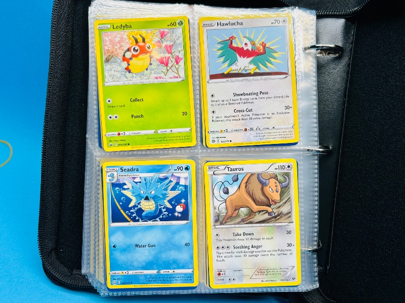 Photo 1 of 699931… final sale no returns/refunds-168 mixed Pokemon cards in binder 