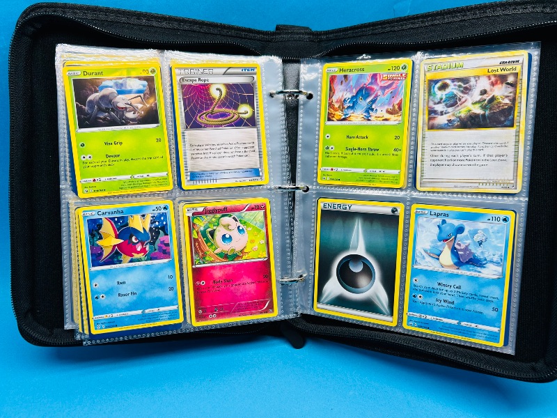 Photo 1 of 699931… final sale no returns/refunds-168 mixed Pokemon cards in binder 