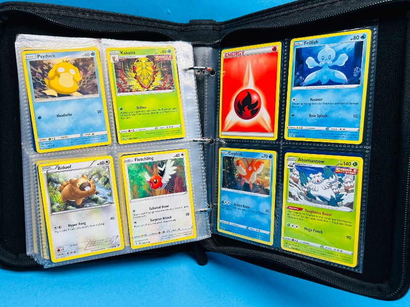 Photo 1 of 699931… final sale no returns/refunds-168 mixed Pokemon cards in binder 