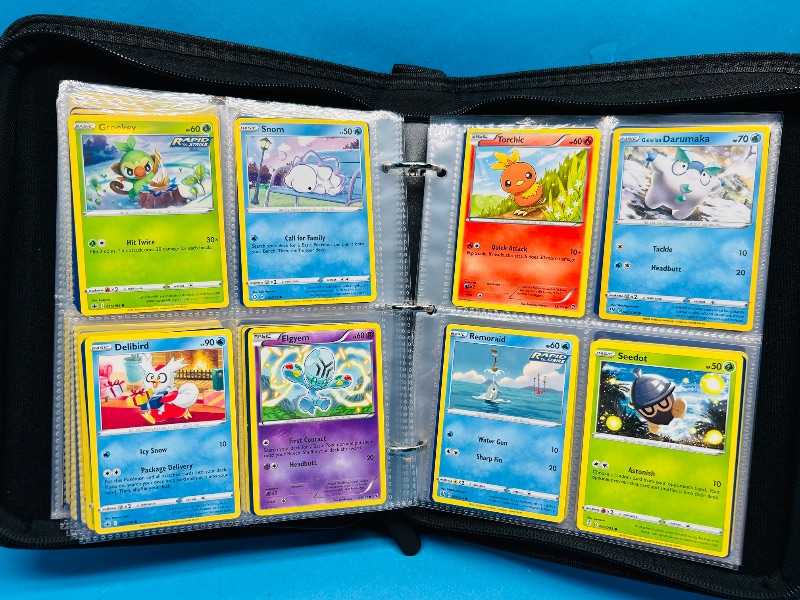 Photo 1 of 699931… final sale no returns/refunds-168 mixed Pokemon cards in binder 