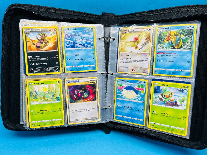 Photo 1 of 699931… final sale no returns/refunds-168 mixed Pokemon cards in binder 