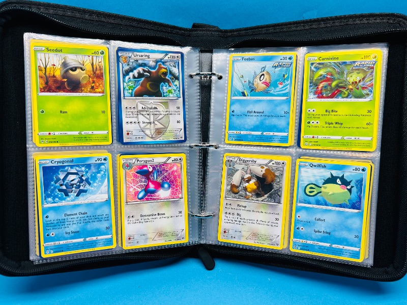 Photo 1 of 699931… final sale no returns/refunds-168 mixed Pokemon cards in binder 