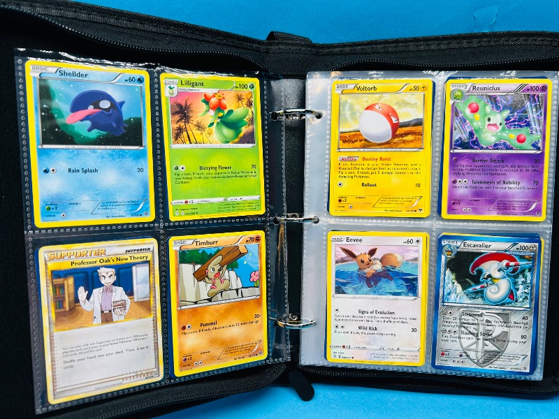 Photo 1 of 699931… final sale no returns/refunds-168 mixed Pokemon cards in binder 