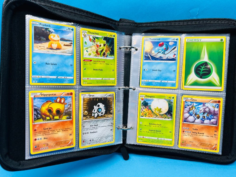 Photo 1 of 699931… final sale no returns/refunds-168 mixed Pokemon cards in binder 