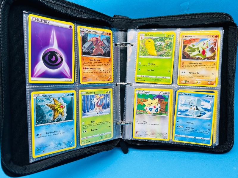 Photo 1 of 699931… final sale no returns/refunds-168 mixed Pokemon cards in binder 