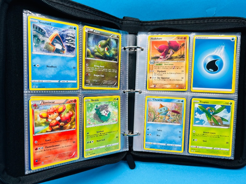 Photo 1 of 699931… final sale no returns/refunds-168 mixed Pokemon cards in binder 