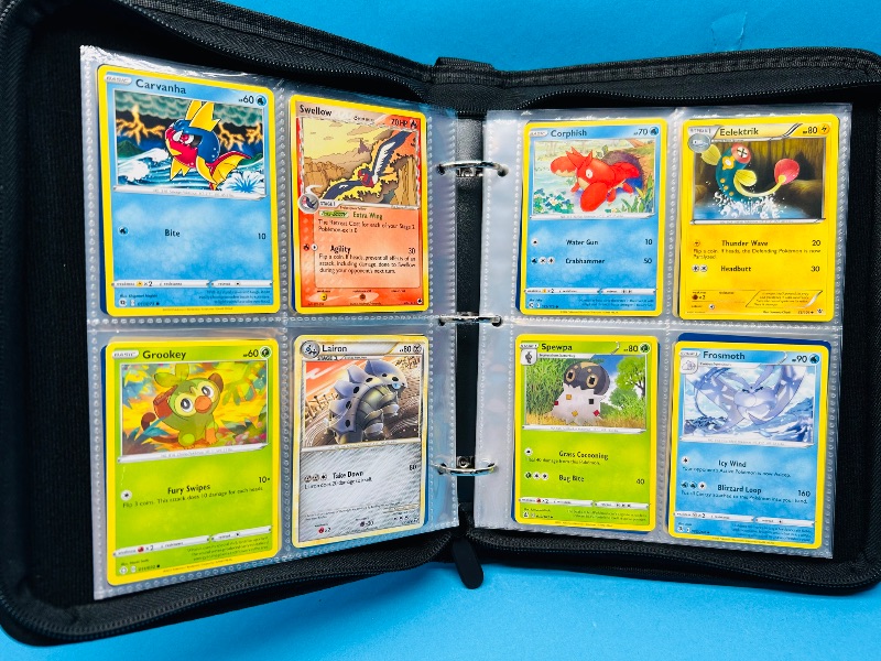 Photo 1 of 699931… final sale no returns/refunds-168 mixed Pokemon cards in binder 