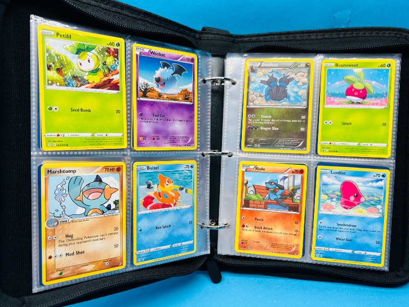 Photo 1 of 699931… final sale no returns/refunds-168 mixed Pokemon cards in binder 