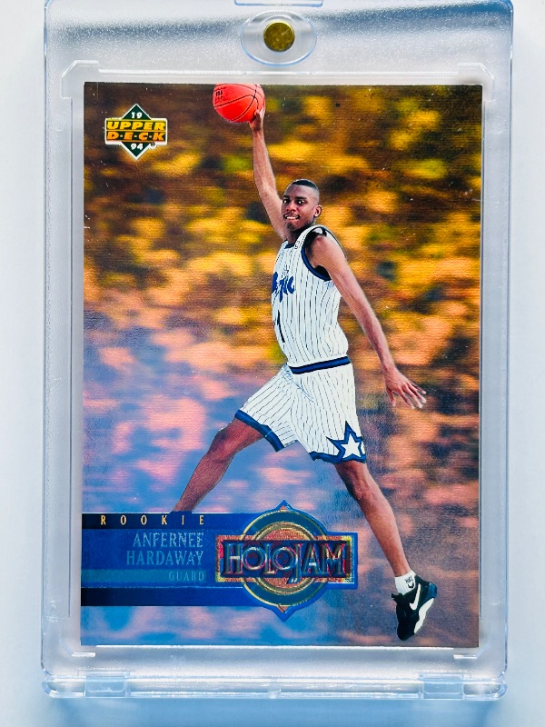 Photo 1 of 699958…Holojam Anfernee Hardaway card H30  in hard plastic case
