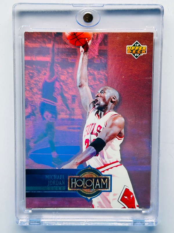 Photo 1 of 699961…Holojam Michael Jordan card H4  in hard plastic case