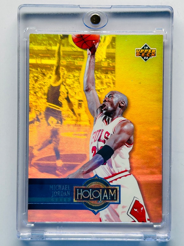 Photo 1 of 699961…Holojam Michael Jordan card H4  in hard plastic case