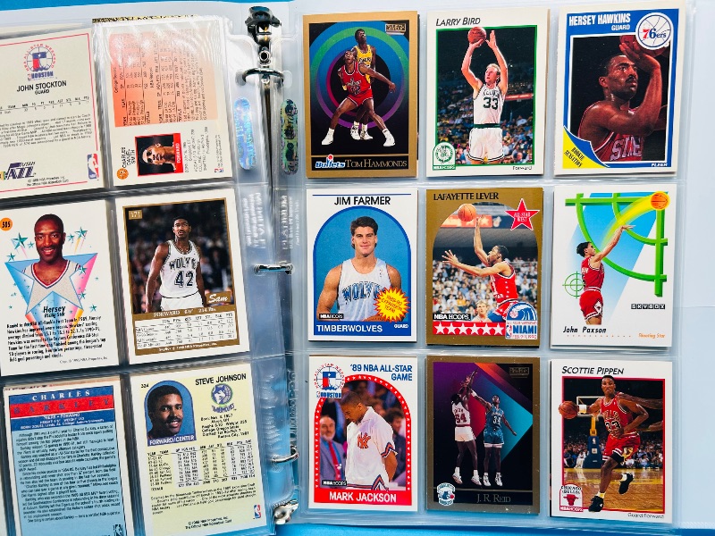 Photo 1 of 699966…final sale no returns/refunds-180 mixed basketball cards in binder 