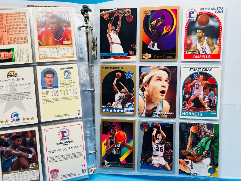 Photo 1 of 699966…final sale no returns/refunds-180 mixed basketball cards in binder 