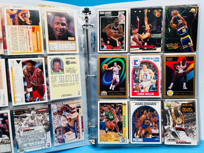 Photo 1 of 699966…final sale no returns/refunds-180 mixed basketball cards in binder 